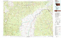 Wisdom Montana Historical topographic map, 1:100000 scale, 30 X 60 Minute, Year 1994
