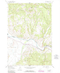 Wise River Montana Historical topographic map, 1:24000 scale, 7.5 X 7.5 Minute, Year 1961