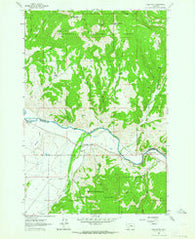 Wise River Montana Historical topographic map, 1:24000 scale, 7.5 X 7.5 Minute, Year 1961