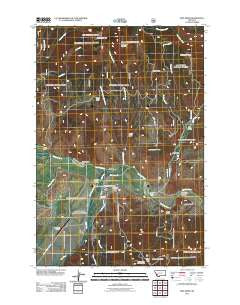 Wise River Montana Historical topographic map, 1:24000 scale, 7.5 X 7.5 Minute, Year 2011