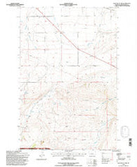 Wolf Butte NW Montana Historical topographic map, 1:24000 scale, 7.5 X 7.5 Minute, Year 1995