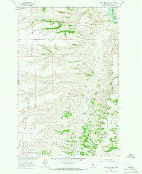 Wolf Creek Falls Montana Historical topographic map, 1:24000 scale, 7.5 X 7.5 Minute, Year 1964