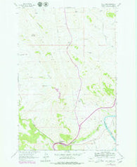 Wolf Creek Montana Historical topographic map, 1:24000 scale, 7.5 X 7.5 Minute, Year 1961