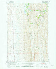 Wolf Hill Montana Historical topographic map, 1:24000 scale, 7.5 X 7.5 Minute, Year 1951