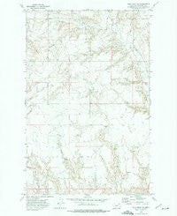 Wolf Point NE Montana Historical topographic map, 1:24000 scale, 7.5 X 7.5 Minute, Year 1972