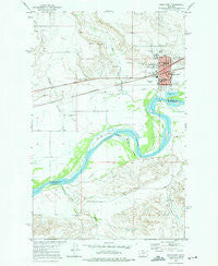Wolf Point Montana Historical topographic map, 1:24000 scale, 7.5 X 7.5 Minute, Year 1972