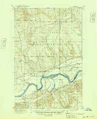 Wolf Point Montana Historical topographic map, 1:62500 scale, 15 X 15 Minute, Year 1916