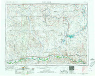 Wolf Point Montana Historical topographic map, 1:250000 scale, 1 X 2 Degree, Year 1954