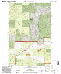 Wolf Prairie Montana Historical topographic map, 1:24000 scale, 7.5 X 7.5 Minute, Year 1997