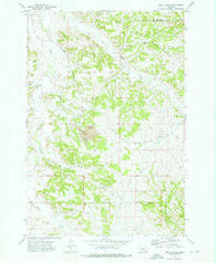 Wolf School Montana Historical topographic map, 1:24000 scale, 7.5 X 7.5 Minute, Year 1972