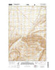 Wolf Butte NW Montana Current topographic map, 1:24000 scale, 7.5 X 7.5 Minute, Year 2014