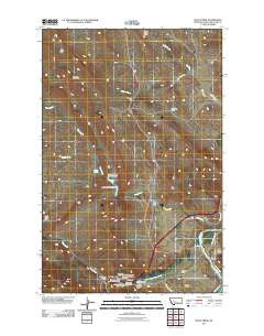 Wolf Creek Montana Historical topographic map, 1:24000 scale, 7.5 X 7.5 Minute, Year 2011