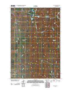 Wolf Hill Montana Historical topographic map, 1:24000 scale, 7.5 X 7.5 Minute, Year 2011