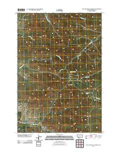 Wolf Mountain Lookout Montana Historical topographic map, 1:24000 scale, 7.5 X 7.5 Minute, Year 2011