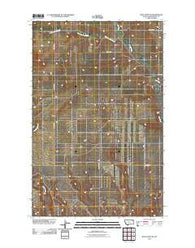 Wolf Point NE Montana Historical topographic map, 1:24000 scale, 7.5 X 7.5 Minute, Year 2011