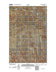 Wolf Point NE Montana Historical topographic map, 1:24000 scale, 7.5 X 7.5 Minute, Year 2011
