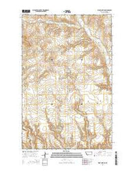 Wolf Point NE Montana Current topographic map, 1:24000 scale, 7.5 X 7.5 Minute, Year 2014