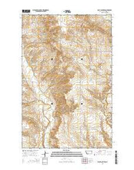 Wolf Point NW Montana Current topographic map, 1:24000 scale, 7.5 X 7.5 Minute, Year 2014