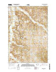 Wolf School Montana Current topographic map, 1:24000 scale, 7.5 X 7.5 Minute, Year 2014