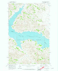 Wolfe Coulee Montana Historical topographic map, 1:24000 scale, 7.5 X 7.5 Minute, Year 1971