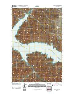 Wolfe Coulee Montana Historical topographic map, 1:24000 scale, 7.5 X 7.5 Minute, Year 2011