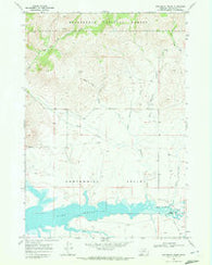 Wolverine Creek Montana Historical topographic map, 1:24000 scale, 7.5 X 7.5 Minute, Year 1968