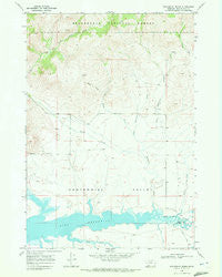 Wolverine Creek Montana Historical topographic map, 1:24000 scale, 7.5 X 7.5 Minute, Year 1968