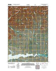Wolverine Creek Montana Historical topographic map, 1:24000 scale, 7.5 X 7.5 Minute, Year 2011