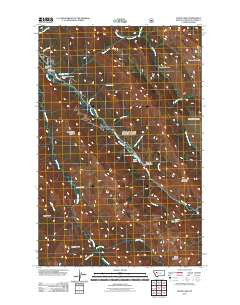 Wood Lake Montana Historical topographic map, 1:24000 scale, 7.5 X 7.5 Minute, Year 2011