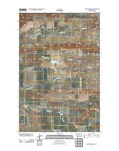 Woodhawk Hill Montana Historical topographic map, 1:24000 scale, 7.5 X 7.5 Minute, Year 2011