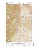 Woodhurst Mountain Montana Current topographic map, 1:24000 scale, 7.5 X 7.5 Minute, Year 2014