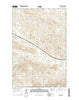 Woodrow Montana Current topographic map, 1:24000 scale, 7.5 X 7.5 Minute, Year 2014