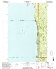 Woods Bay Montana Historical topographic map, 1:24000 scale, 7.5 X 7.5 Minute, Year 1994