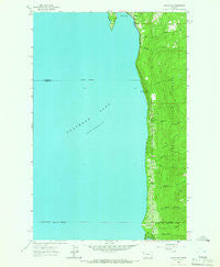 Woods Bay Montana Historical topographic map, 1:24000 scale, 7.5 X 7.5 Minute, Year 1964
