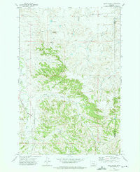 Woods Water Montana Historical topographic map, 1:24000 scale, 7.5 X 7.5 Minute, Year 1972