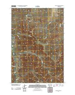 Woods Water Montana Historical topographic map, 1:24000 scale, 7.5 X 7.5 Minute, Year 2011
