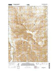 Woods Water Montana Current topographic map, 1:24000 scale, 7.5 X 7.5 Minute, Year 2014