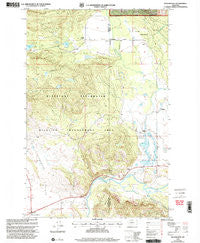 Woodworth Montana Historical topographic map, 1:24000 scale, 7.5 X 7.5 Minute, Year 1999