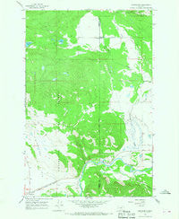 Woodworth Montana Historical topographic map, 1:24000 scale, 7.5 X 7.5 Minute, Year 1965