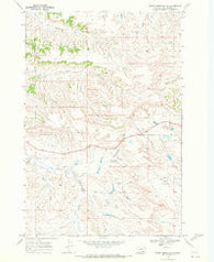 Woody Mountain NW Montana Historical topographic map, 1:24000 scale, 7.5 X 7.5 Minute, Year 1969