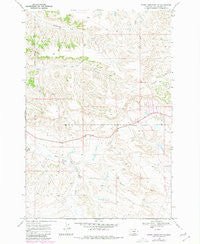 Woody Mountain NW Montana Historical topographic map, 1:24000 scale, 7.5 X 7.5 Minute, Year 1969