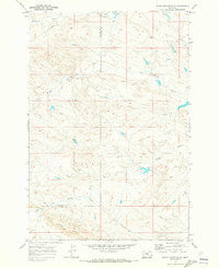 Woody Mountain SE Montana Historical topographic map, 1:24000 scale, 7.5 X 7.5 Minute, Year 1969