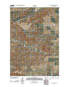 Woody Creek Camp Montana Historical topographic map, 1:24000 scale, 7.5 X 7.5 Minute, Year 2011