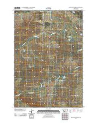 Woody Mountain SE Montana Historical topographic map, 1:24000 scale, 7.5 X 7.5 Minute, Year 2011