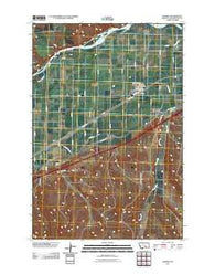 Worden Montana Historical topographic map, 1:24000 scale, 7.5 X 7.5 Minute, Year 2011