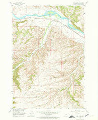 Work Creek Montana Historical topographic map, 1:24000 scale, 7.5 X 7.5 Minute, Year 1956