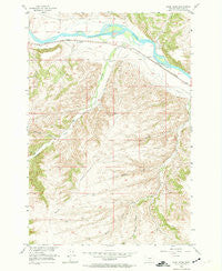 Work Creek Montana Historical topographic map, 1:24000 scale, 7.5 X 7.5 Minute, Year 1956