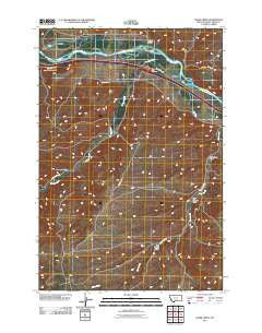 Work Creek Montana Historical topographic map, 1:24000 scale, 7.5 X 7.5 Minute, Year 2011