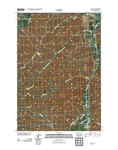 Wyola Montana Historical topographic map, 1:24000 scale, 7.5 X 7.5 Minute, Year 2011