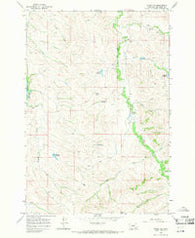 Wyola NE Montana Historical topographic map, 1:24000 scale, 7.5 X 7.5 Minute, Year 1967
